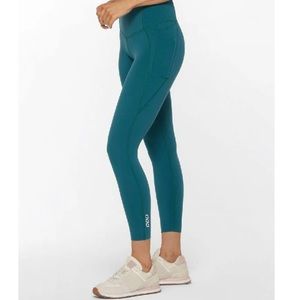 Lorna Jane Ankle Biter Leggings Everteal Large